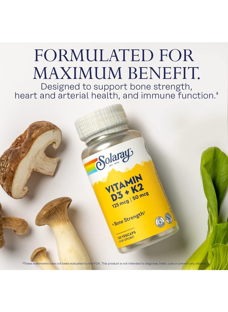 Vitamin D3 + K2 Calcium 120 Count Pack Of 1