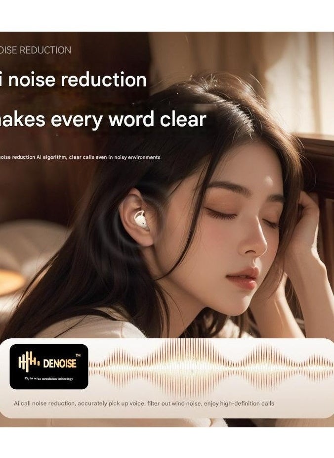 PEI  AN Sliding Bluetooth Earbuds M73 In Ear Noise Reduction High Sound Quality Side Sleep Mini Earphones No Pain After Long Wearing  - Image 5