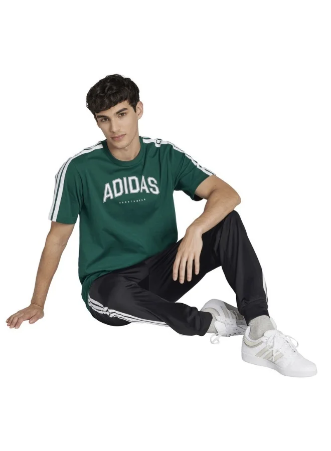 adidas Originals codes collegiate linear men graphic t-shirt