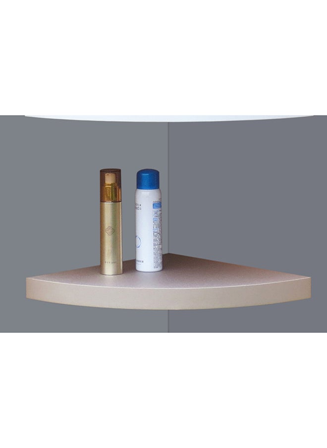 Feelings FLOATING CORNER WALL SHELF BEIGE, SIZE: 29.5X29.5X3CM  - Image 3