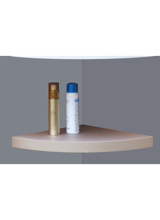 Feelings FLOATING CORNER WALL SHELF BEIGE, SIZE: 29.5X29.5X3CM  - Image 2