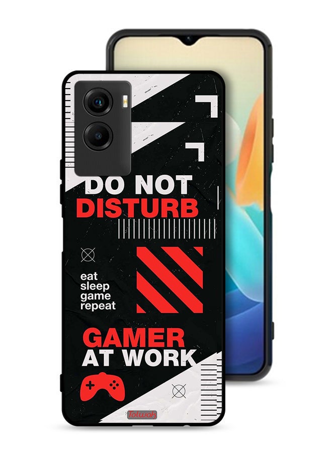 Tolwak Vivo Y55s 5G (2021) Protective Case Cover Do Not Disturb Gamer At Work - Image 1