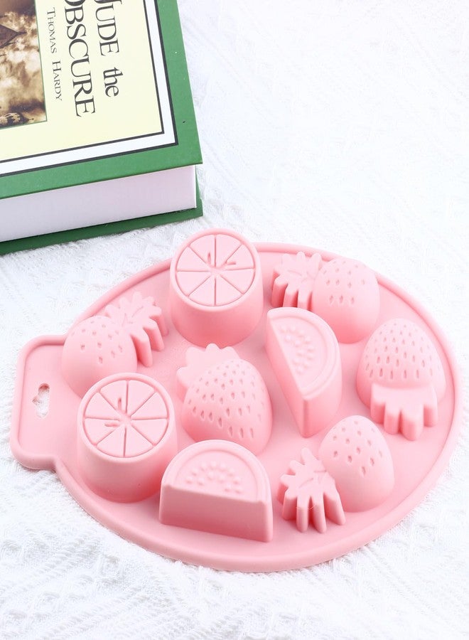 YIMINGMOLD قوالب سيليكون على شكل فواكه من YIMINGMOLD، قوالب شوكولاتة على شكل فراولة وأناناس وبطيخ وليمون - Image 4