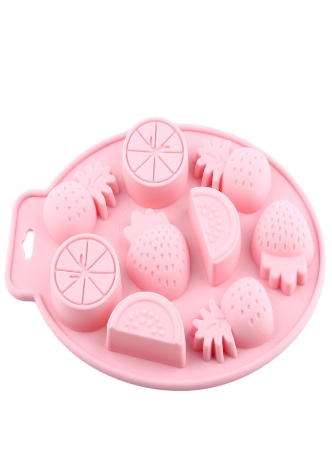 YIMINGMOLD قوالب سيليكون على شكل فواكه من YIMINGMOLD، قوالب شوكولاتة على شكل فراولة وأناناس وبطيخ وليمون - Image 5
