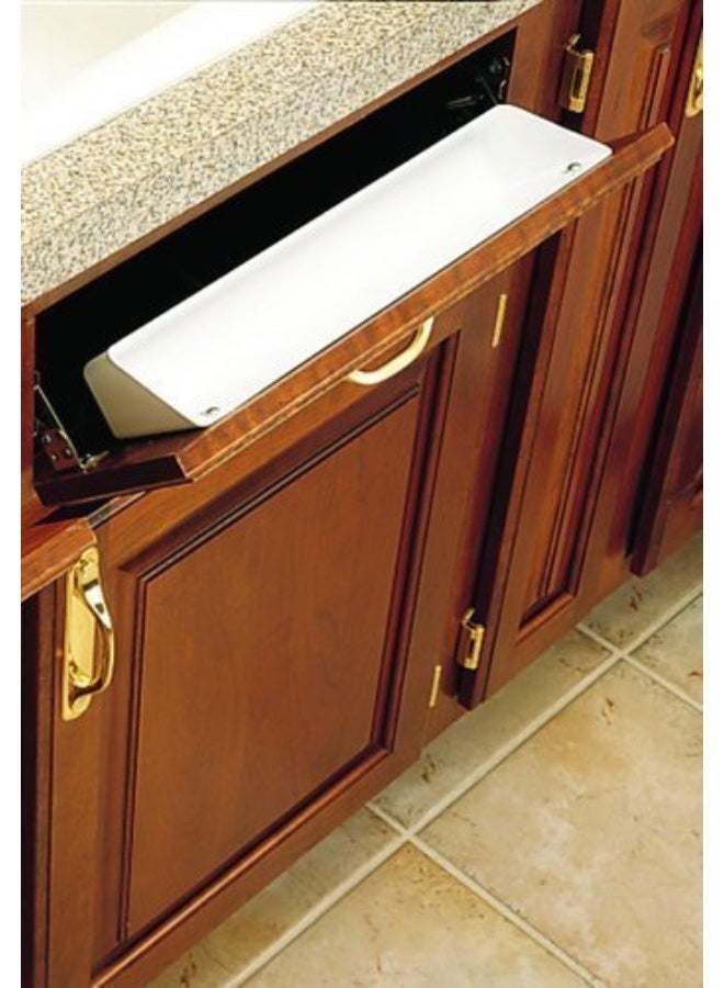 Rev-A-Shelf 2 Piece 6581 Sink Front Tray, Standard, White