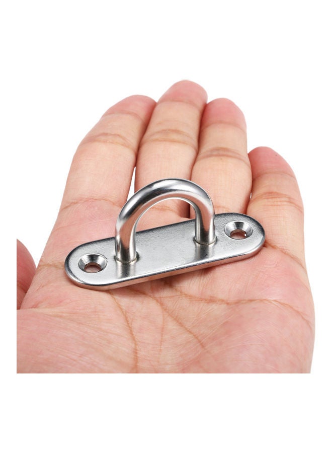 نيبمينينت طقم مكون من 4 خطافات متعددة الوظائف تُثبّت على الحائط أو في السقف لتعليق الكرسي وأرجوحة اليوغا القماشية وكيس الملاكمة وحبال التدريب طراز 304-M8 9.5 x 2 9.5سم - Image 4