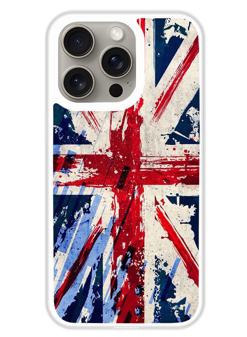 Theodor Protective Case Cover For APPLE IPHONE 15 Pro UK (White Bumper) - Image 1