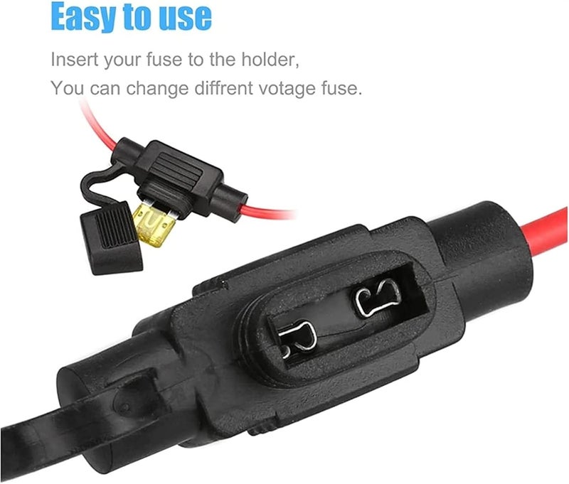 5Pcs Auto Car Blade ATM Mini Fuse 30A 12V Waterproof Holder Case Motor Tap - Image 5