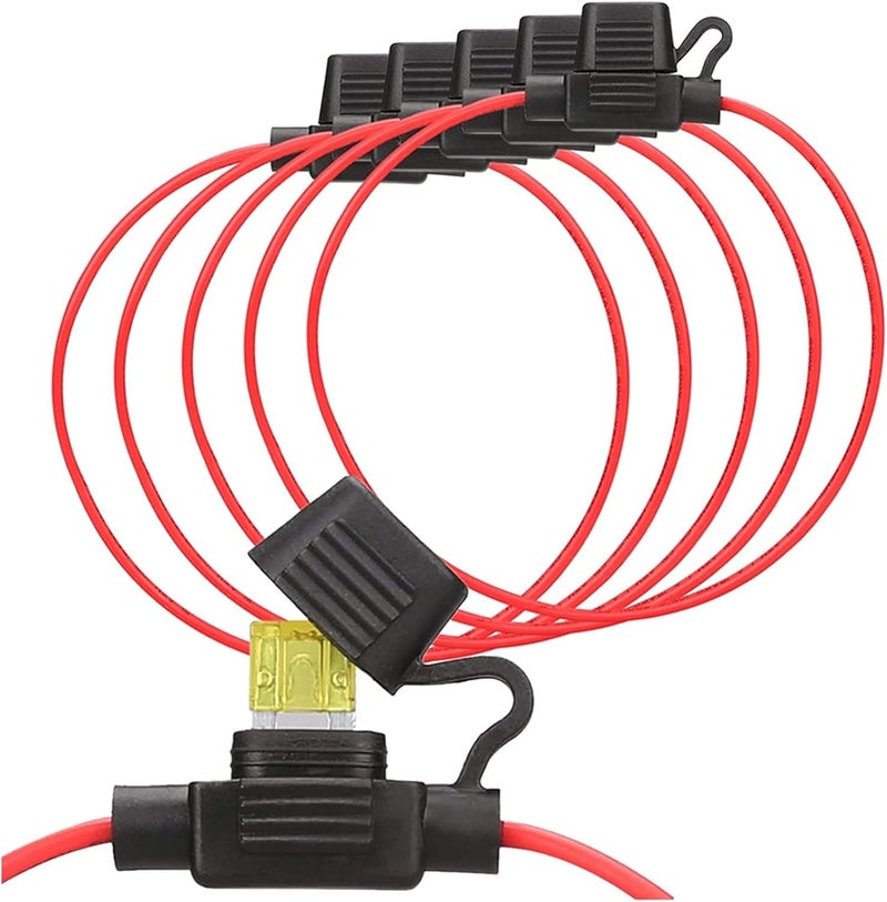 5Pcs Auto Car Blade ATM Mini Fuse 30A 12V Waterproof Holder Case Motor Tap - Image 3