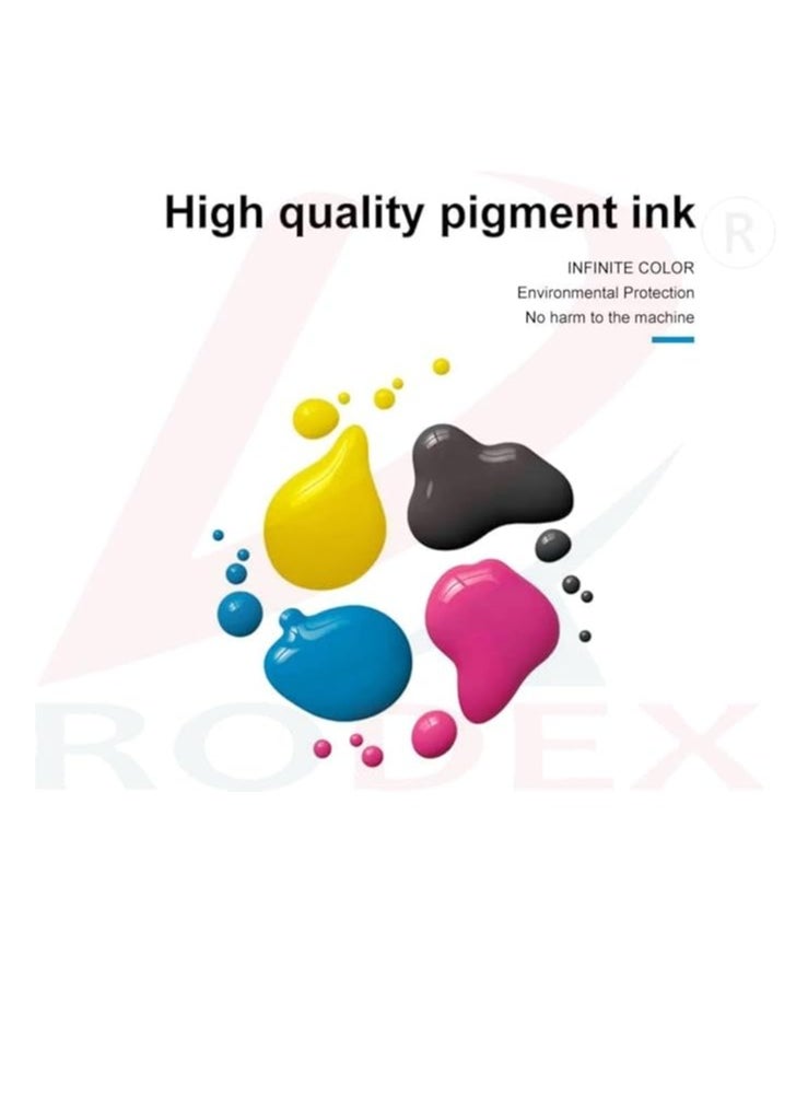 Terabyte Ink BTD60 BT5000 for Brother Pack of 4 Black Cyan Magenta Yellow for DCP - T300 T510W T710W MFC - T810W T910DW HL - T4000DW DCP - T310W T510W T710W MFC - T810W T910DW T4500DW DCP-T300  - Image 2