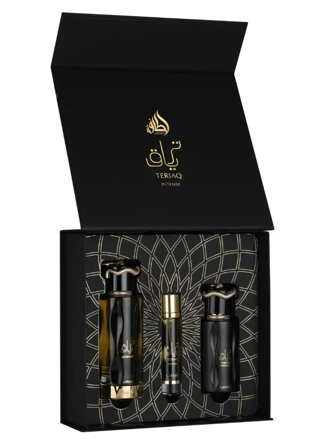 Lattafa  Lattafa TERIAQ INTENSE 100 ML + 12 ML+ HAIRMIST for Women | Best Price UAE
