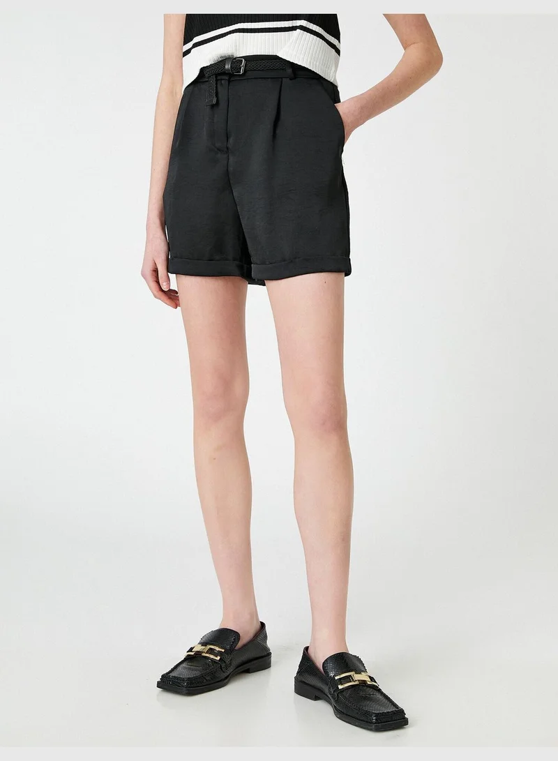 KOTON Belted Pocket Short