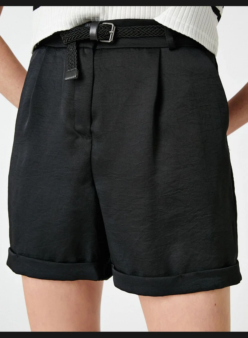 KOTON Belted Pocket Short