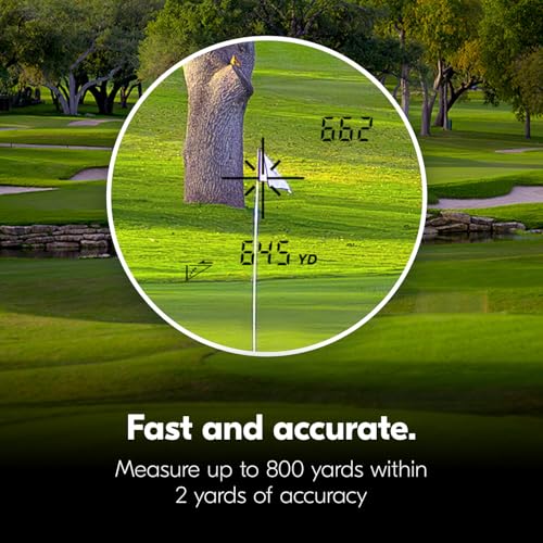 Nikon COOLSHOT 20i GIII Golf Laser Rangefinder - 6x20 Optics, 800-Yard Range, Rainproof Design, Lightweight, Compact Rangefinder with Slope Compensation, Locked On Quake - Image 2