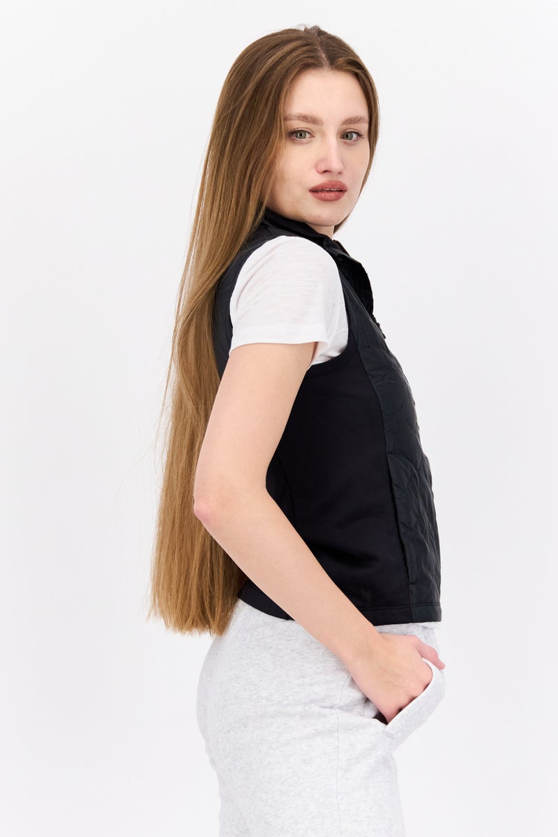 Brooks Women Sportswear Fit Sleeveless Running Vest Jackets, Black - Image 2