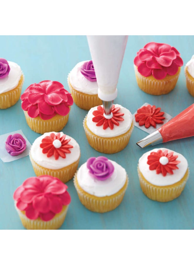 Wilton مجموعة تزيين الكب كيك من ويلتون مع أطراف تزيين وكيس تزيين - Image 5