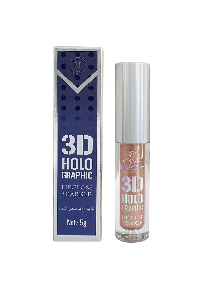 MAROOF ماروف 3D هولوجرافيك سباركل لوس لشفاه 5 جرام - Image 1