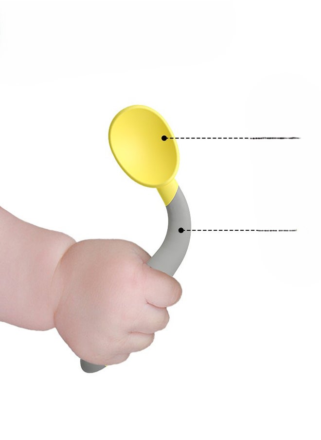 kiddoz Twisted Fork Spoon - Blue - Pkt  - Image 5
