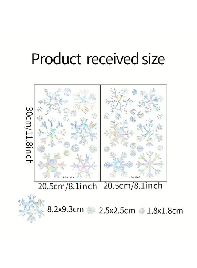 LSK108 Reusable Static Cling Window Film Snowflake Dot Stickers Frosted Privacy Decals For Glass Doors Mirrors - Image 3