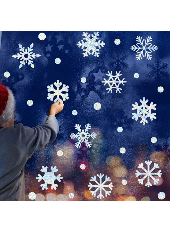 LSK108 Reusable Static Cling Window Film Snowflake Dot Stickers Frosted Privacy Decals For Glass Doors Mirrors - Image 4