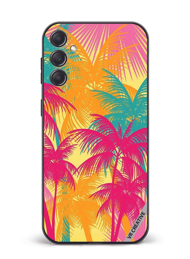 VR CREATIVE Protective Case Cover For Samsung Galaxy A54 Colorful Tree Design Multicolour - Image 1