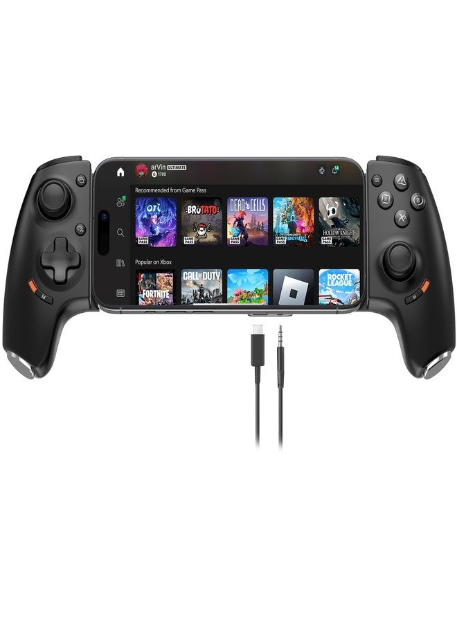 arVin USB C Mobile Gaming Controller for iPhone 17/16/15 Series & Android (Typc-C) Remote Player Gamepad with Hall Joysticks/Hall Trigger/3.5mm Audio Jack/APP Customized Keys/Cloud Gaming/Remote Play - Image 1