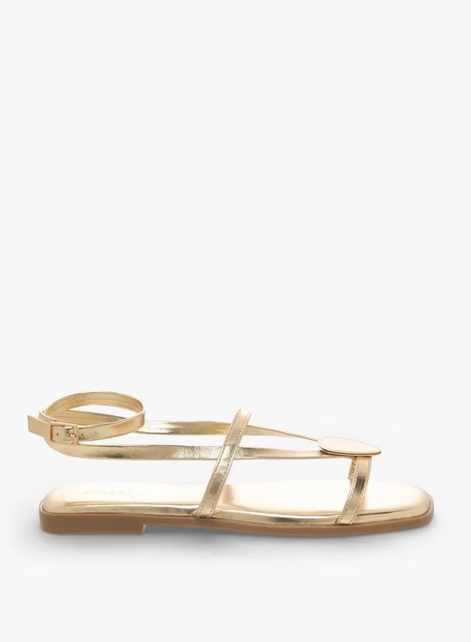 سيليست Women Ankle Strap Flat Sandals