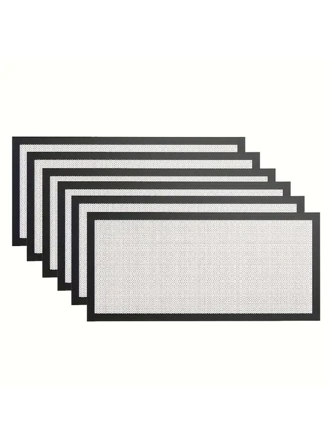 غطاء فتحة تهوية مغناطيسي، شبكة من البولي فينيل كلورايد الأسود، تركيب بدون أدوات للفتحات مقاس 4 × 10 بوصة - Image 3