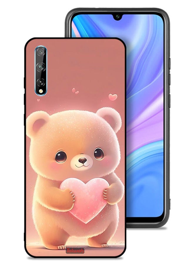 Tolwak Huawei Y8p Protective Case Cover Cute Little Panda Holding Heart - Image 1