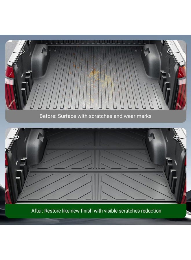 xipoqix Truck Mat Compatible with 2022-2025 Toyota Tundra TPE Material Bed Mat 5.5FT Short Bed TPE Material Cargo Mat Replacement for 2022-2025 Toyota Tundra Accessories (3-Fold 5.5FT Bed Mat) - Image 3