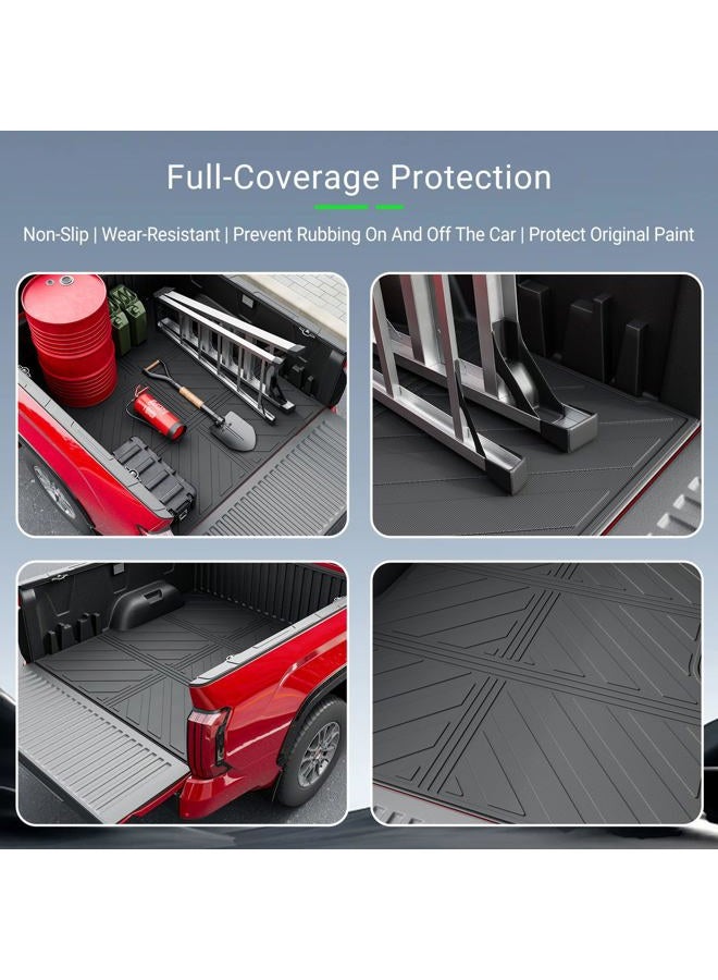 xipoqix Truck Mat Compatible with 2022-2025 Toyota Tundra TPE Material Bed Mat 5.5FT Short Bed TPE Material Cargo Mat Replacement for 2022-2025 Toyota Tundra Accessories (3-Fold 5.5FT Bed Mat) - Image 4