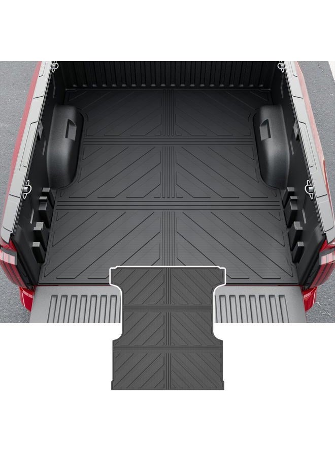 xipoqix Truck Mat Compatible with 2022-2025 Toyota Tundra TPE Material Bed Mat 5.5FT Short Bed TPE Material Cargo Mat Replacement for 2022-2025 Toyota Tundra Accessories (3-Fold 5.5FT Bed Mat) - Image 1