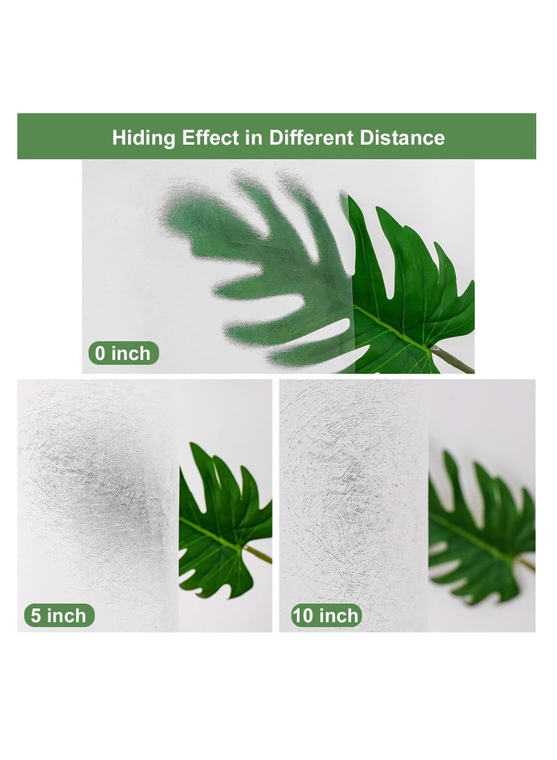 Excefore Frosted Shower Curtain Liner, 72 x 72 inches Frosted Shower Liner Waterproof, with 3 Big Magnets, Eva Plastic Weighted Shower Curtains, for Bathroom, Water Repellent, Semi Transparent - Image 5