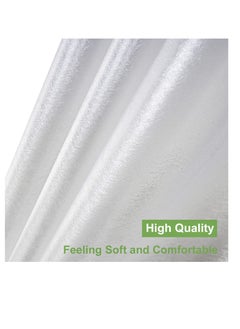 Excefore Frosted Shower Curtain Liner, 72 x 72 inches Frosted Shower Liner Waterproof, with 3 Big Magnets, Eva Plastic Weighted Shower Curtains, for Bathroom, Water Repellent, Semi Transparent  - Image 4