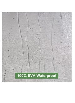Excefore Frosted Shower Curtain Liner, 72 x 72 inches Frosted Shower Liner Waterproof, with 3 Big Magnets, Eva Plastic Weighted Shower Curtains, for Bathroom, Water Repellent, Semi Transparent  - Image 2