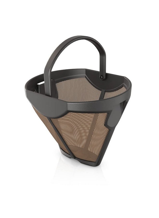 Ninja Ninja 134KKW300 Coffee Permanent Filter for CFP Dual Brew Models, Gold Tone Filter, Black 4.82'' x 4.17'' x 3.93'' 