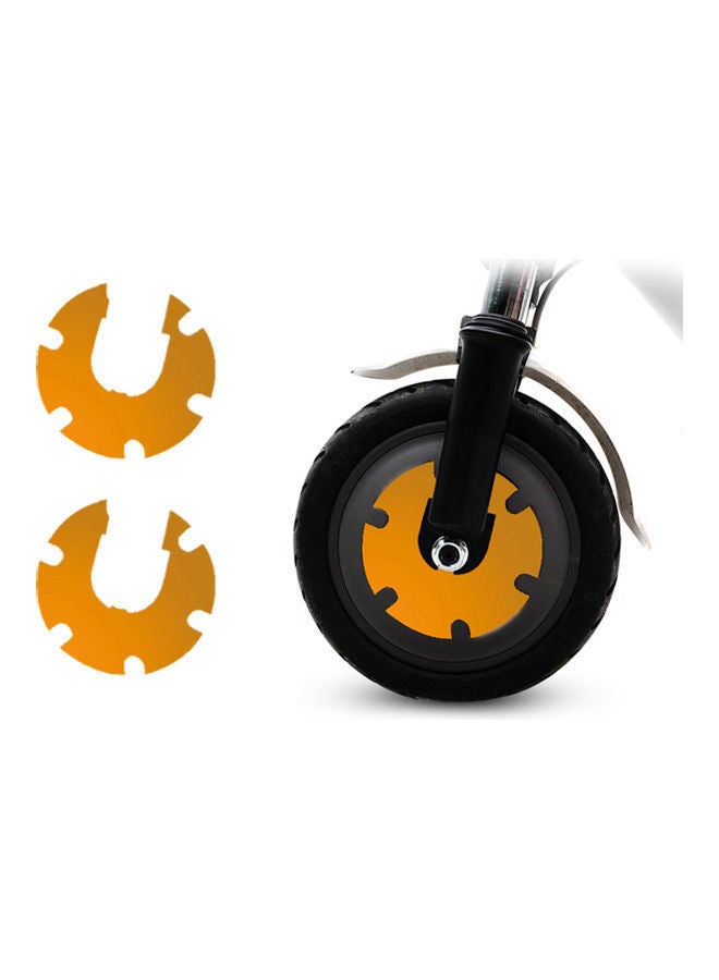 NIBEMINENT 1 Pair Electric Scooter Anti-scratch Protection Sticker 12x1x12cm