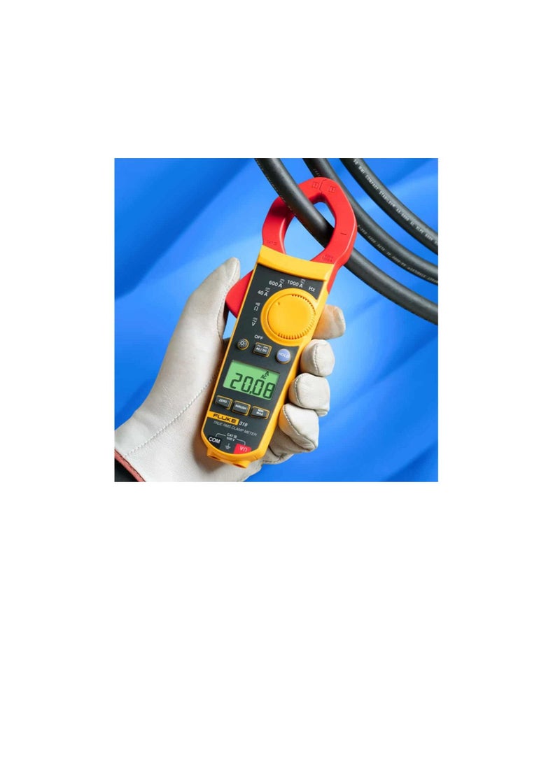 FLUKE Fluke True RMS Clamp Meter, 600A, 37mm Jaw, CAT III 600V  - Image 3