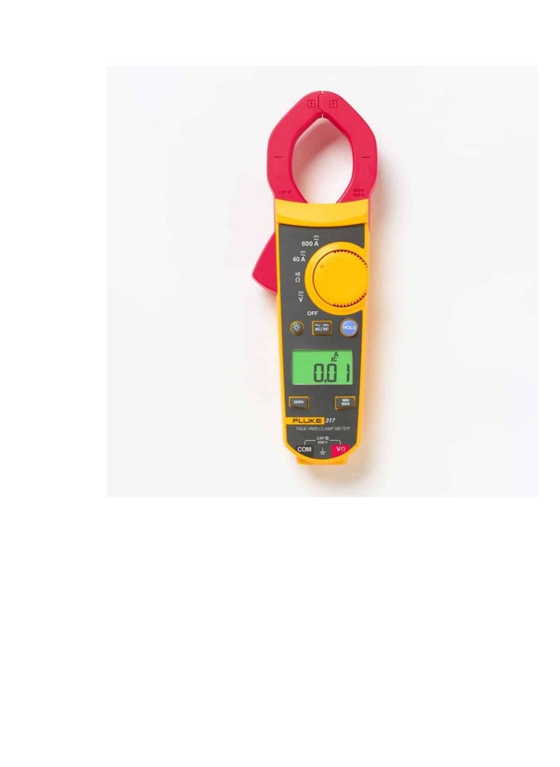 FLUKE Fluke True RMS Clamp Meter, 600A, 37mm Jaw, CAT III 600V  - Image 1