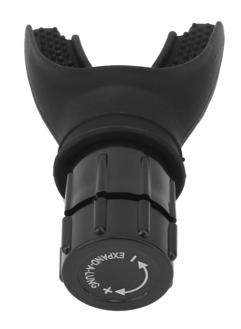 جهاز تمارين التنفس لقياس السعة التنفسية – مدرب عضلات التنفس القابل للتعديل لزيادة سعة الرئتين وقوة البطن، جهاز تمارين لتحسين صحة الجهاز التنفسي - Image 4