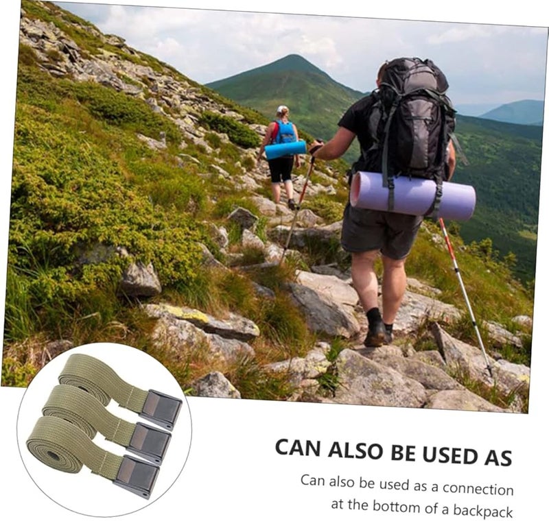 3Pcs High Strength Cargo Tie Down Straps 210cm For Luggage And Camping Gear - Image 5