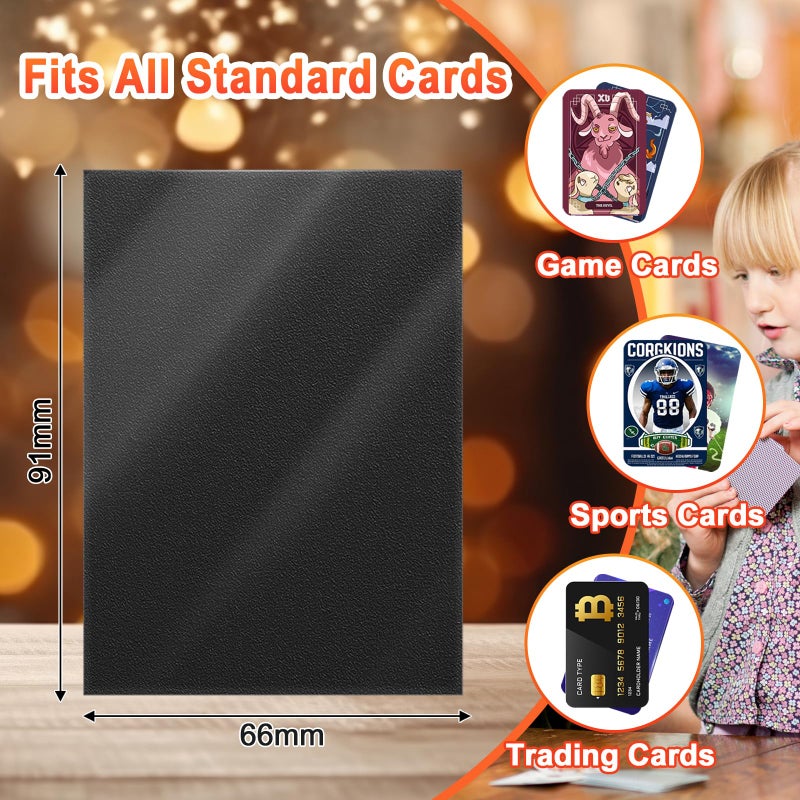 Kitoyz 600PCS Card Sleeves for Collectable Gaming Cards, Matte Card Protectors Sleeves for Baseball Cards, Game Cards and Trading Cards (6 Colors) - Image 3