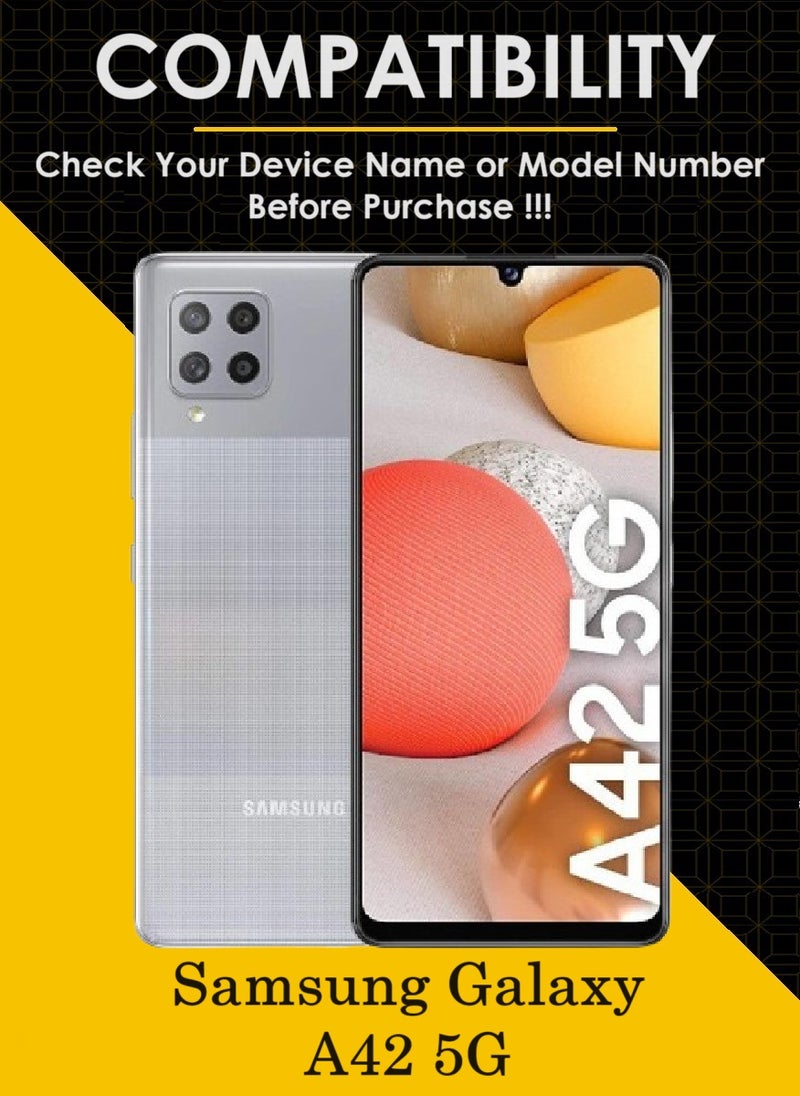 AINA 2 Pieces Tempered Glass Screen Protector 5D Designed For Samsung Galaxy A42 5G Full Glue Edge to Edge Full Screen Coverage And Bubble Free - Image 3