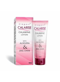 Elegant Calarise Calamine Lotion For Skin Itching With Aloevera & Zinc Oxide 100Ml | For Skin Soothing And Rashes  - Image 1