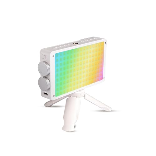 Digitek LED-D40W RGB LED Video Light with 174 LEDs, 2700K–7500K Temperature, 1–100% Luminance, 13 Creative Modes, Inbuilt 3200mAh Battery, Type-C Charging, Mini Tripod & Diffuser - Image 1
