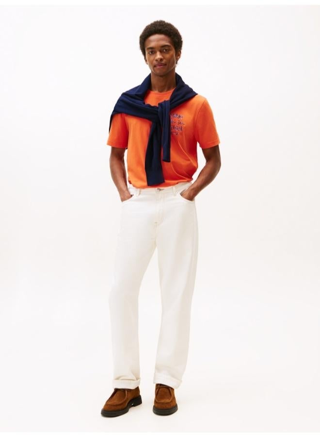 TOMMY HILFIGER Graphic Crew Neck T-Shirt - Image 4