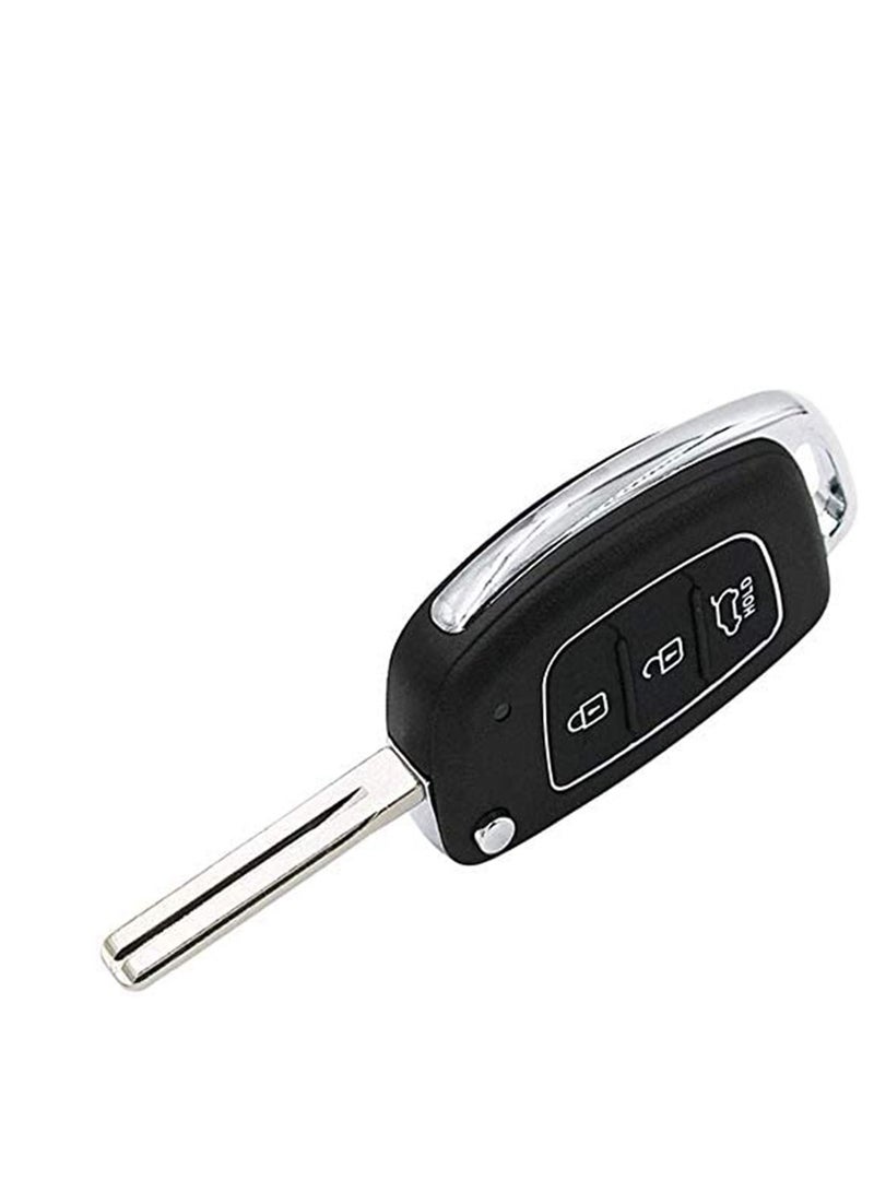 Folding Smart Car Key,  3 Buttons Keyless Entry Remote Case, Replacement Remote Car Key key Shell Repair for Mistra Hyundai HB20 SANTA FE IX35 IX45 Key Cover Case - Image 3