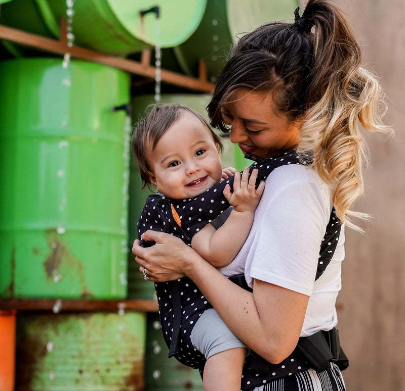 Beco 8 Baby Carrier from Newborn to Toddler (7-45lbs) - All in 1 Hybrid Front, Hip and Backpack Style Carrier with Breathable, Cooling Mesh - Iris - Image 2
