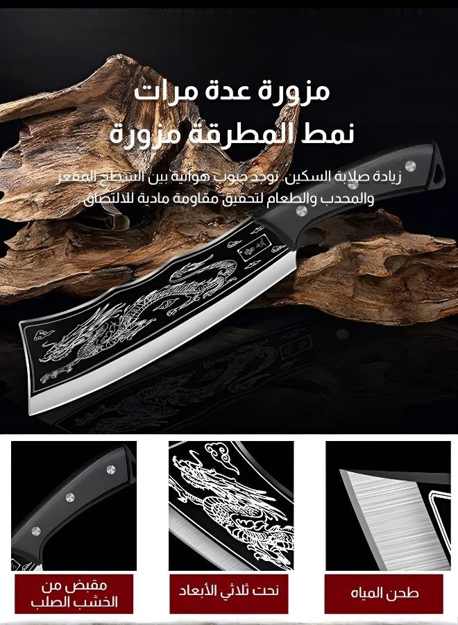 سكين تقطيع العظام شديدة التحمل مع غمد واقي - Image 3