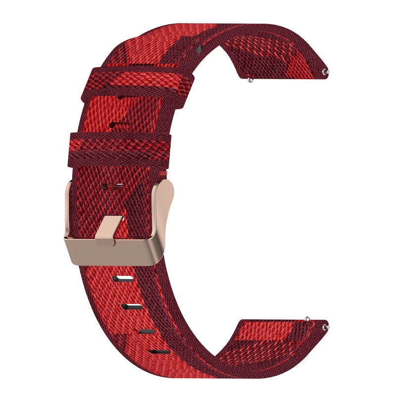 erorex For Honor Watch Gs 3 22Mm Nylon Woven Watch Band(Red) - Image 3